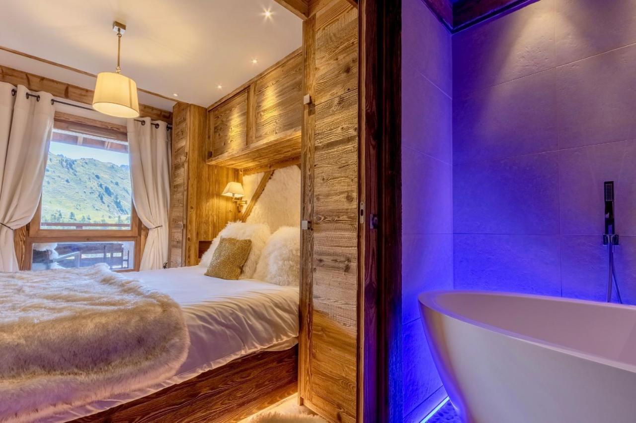 Arc 1950, Ambiance Chalet Luxe 5/7Pers Dans Residence 5* Skis Aux Pieds Avec Spa Les Arcs  エクステリア 写真